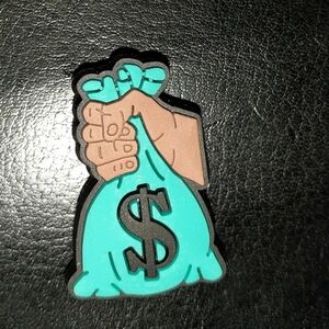 Money Bag Shoe Charm